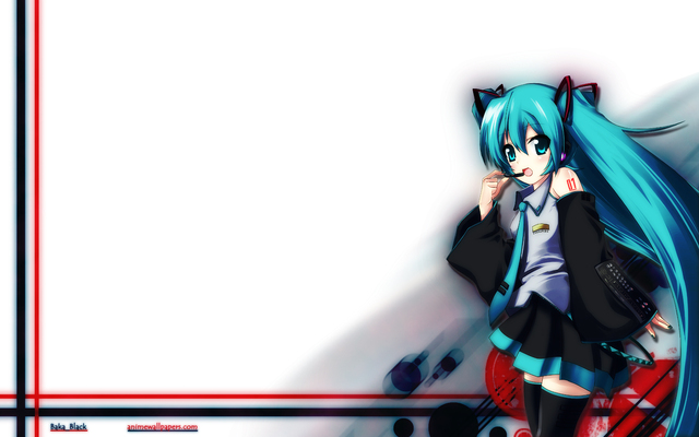 Cute Anime Girl Hatsune Miku 4K Wallpaper #6.1033