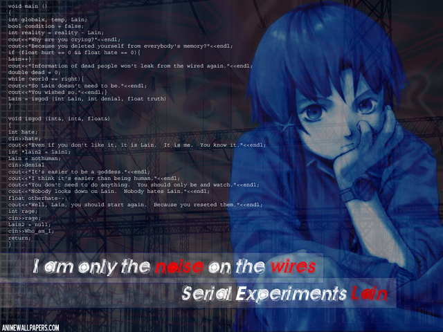Serial Experiments Lain Wallpaper 43 Anime Wallpapers Com