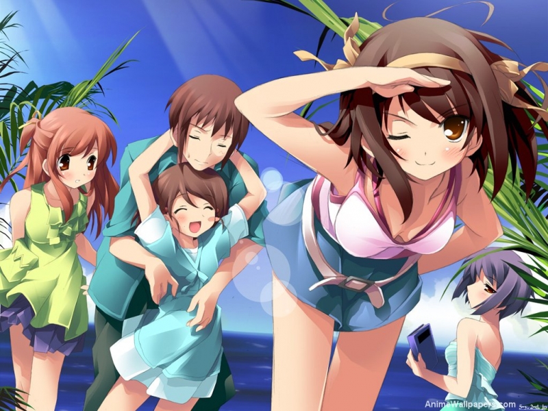 The Melancholy of Haruhi Suzumiya Anime Wallpaper # 13