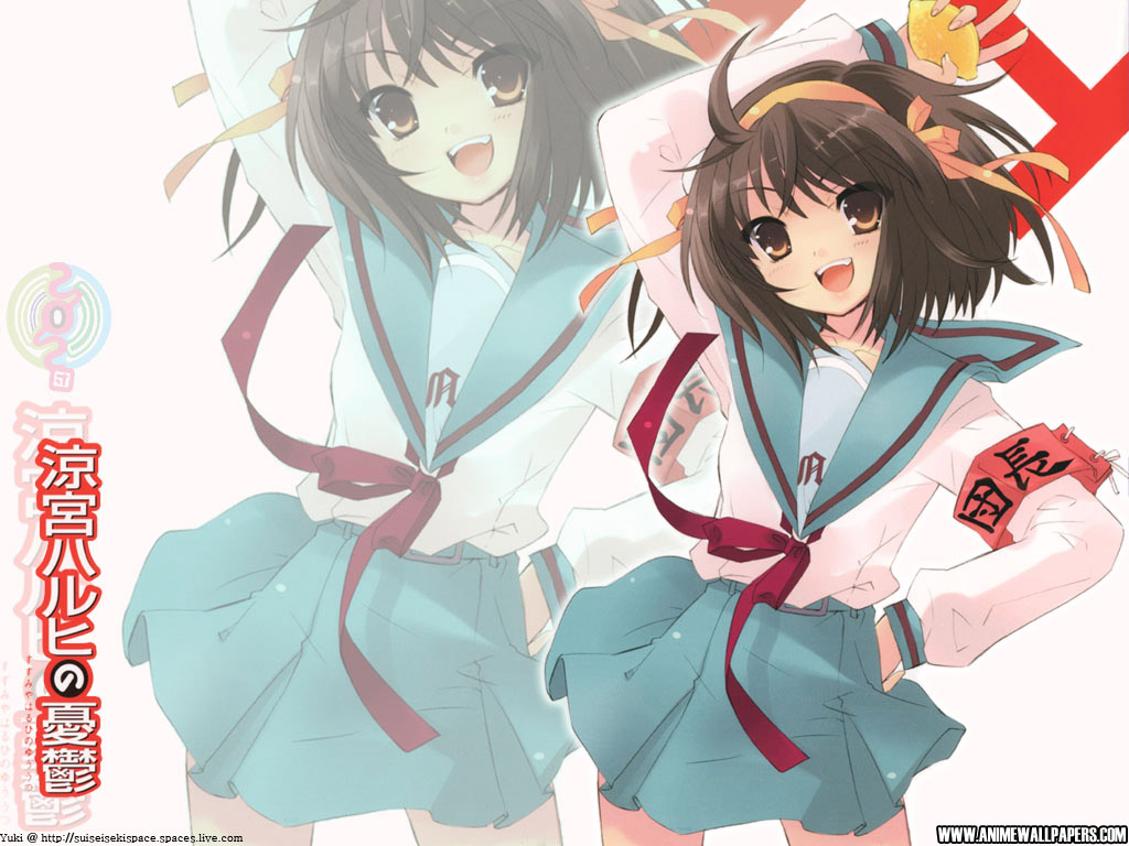 The Melancholy of Haruhi Suzumiya Anime Wallpaper # 24