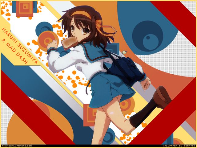 The Melancholy of Haruhi Suzumiya Anime Wallpaper # 38