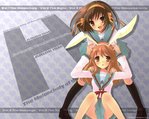 The Melancholy of Haruhi Suzumiya Anime Wallpaper # 6