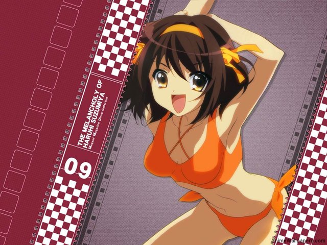 The Melancholy of Haruhi Suzumiya Anime Wallpaper # 8